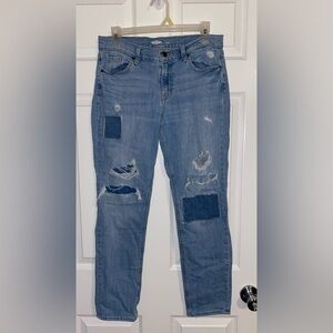 Old Navy Distressed Boyfriend Jeans